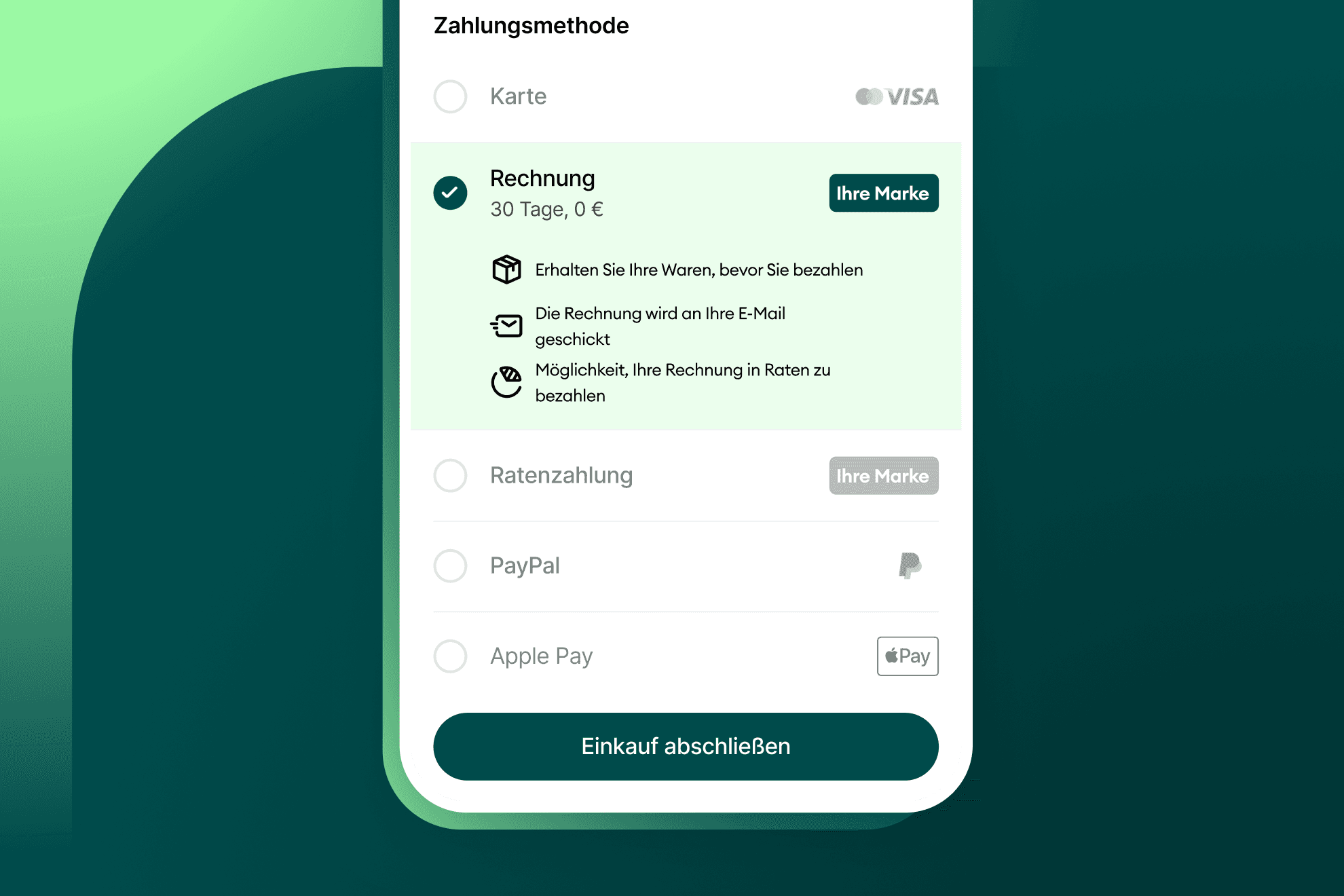 Checkout simpel - DE Z