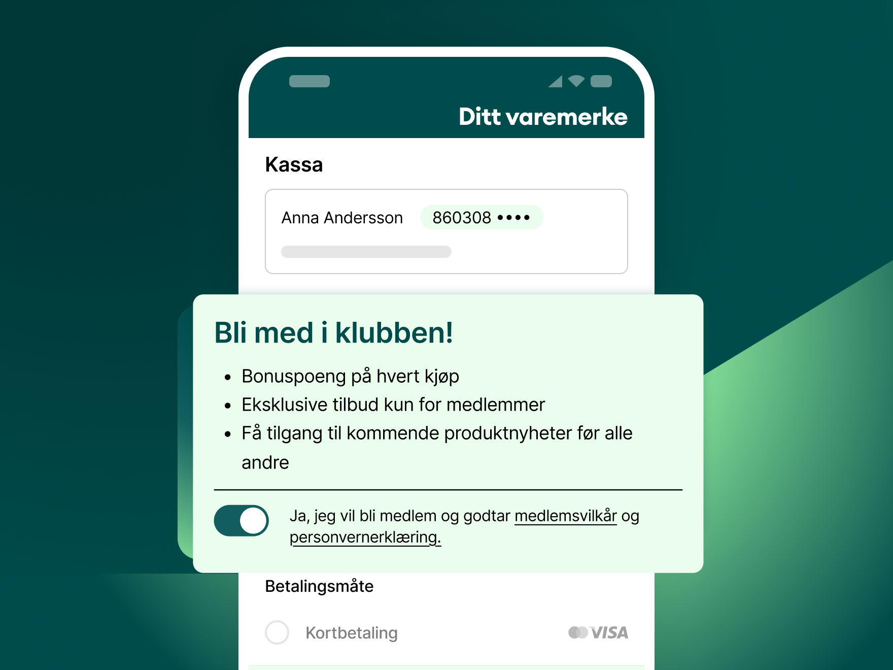 Checkout simpel - NO - Member Connect