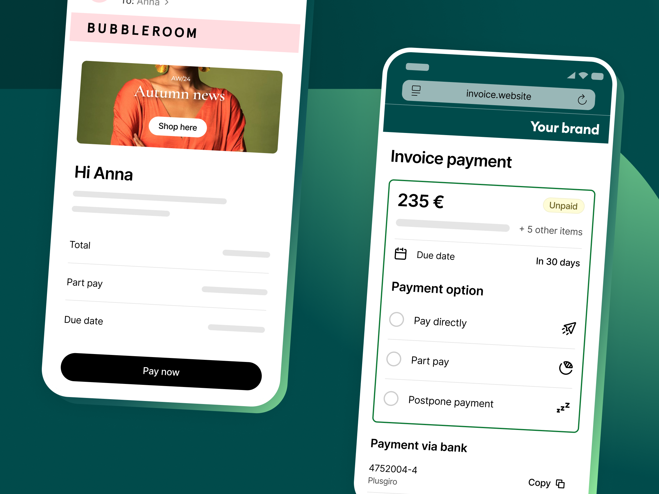 More touchpoints wrapped in your brand